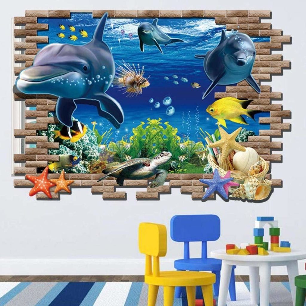 3D Ocean Wall Art