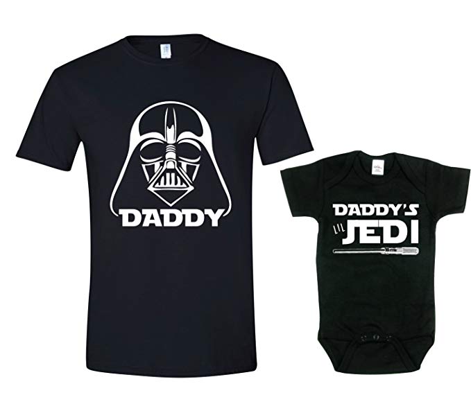 Daddy & Daddys Little Jedi Matching shirts
