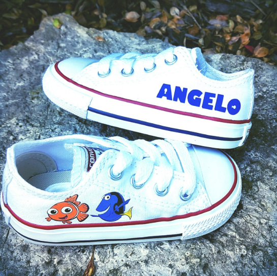 Finding Nemo custom baby shoes