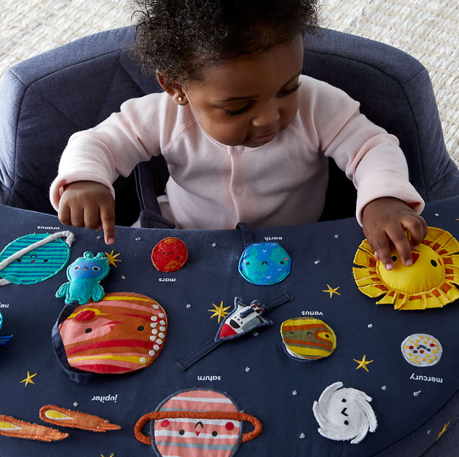 space and planets baby stuff