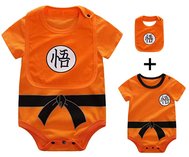 This image has an empty alt attribute; its file name is goku-baby-onesie.png