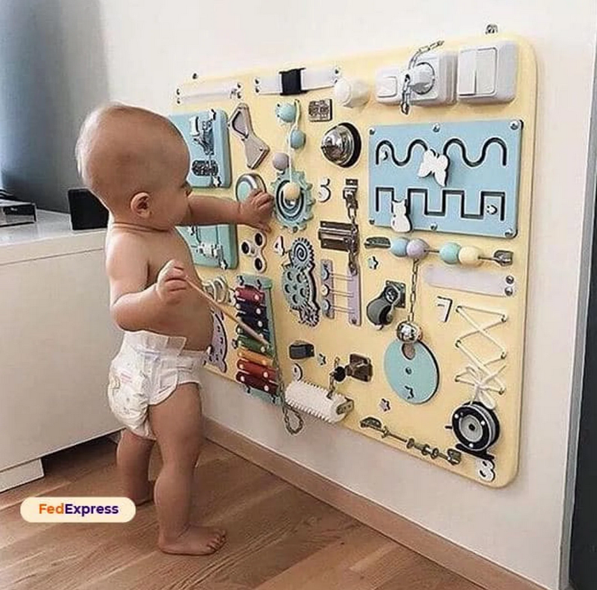 Cool Toddler Busy Board from Etsy