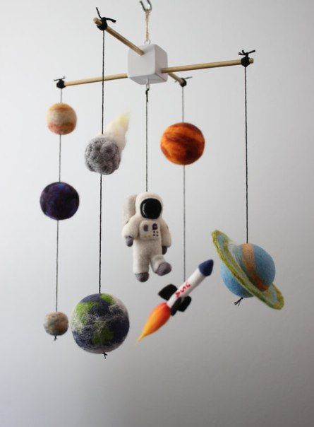 Astronaut Space Nursery Mobile