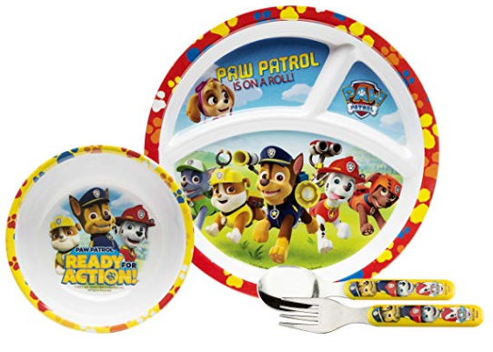 Paw Patrol sectional plate set
