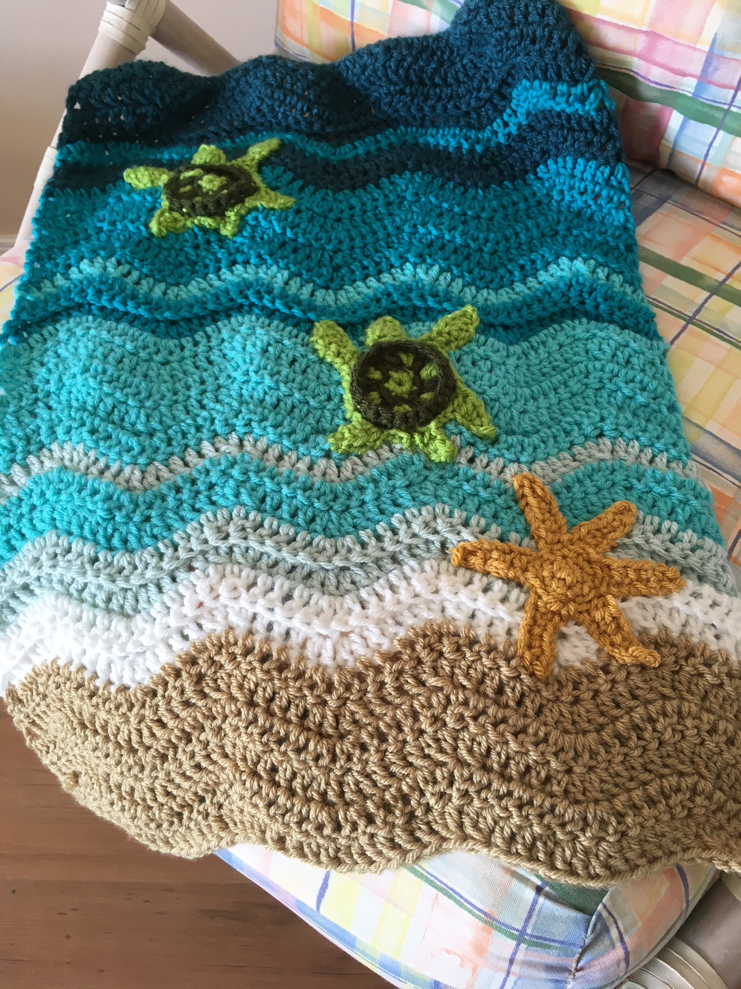 Crochet Turtle blanket